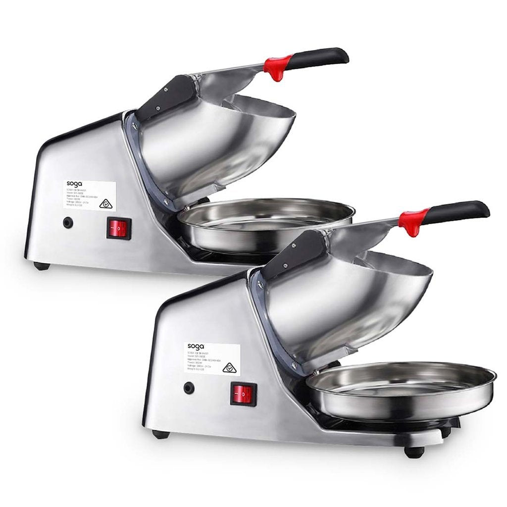 2x 300W Electric Ice Shaver Machine