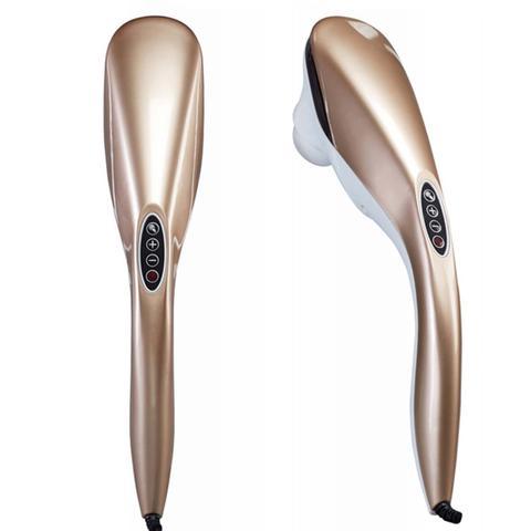 2X 6 Heads Portable Handheld Massager - Gold