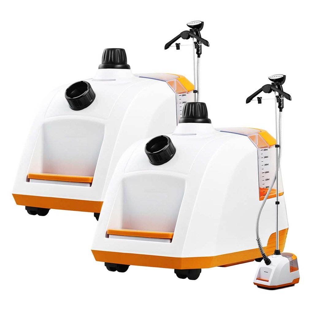 2X 80min Professional Commercial Garment Steamer - White