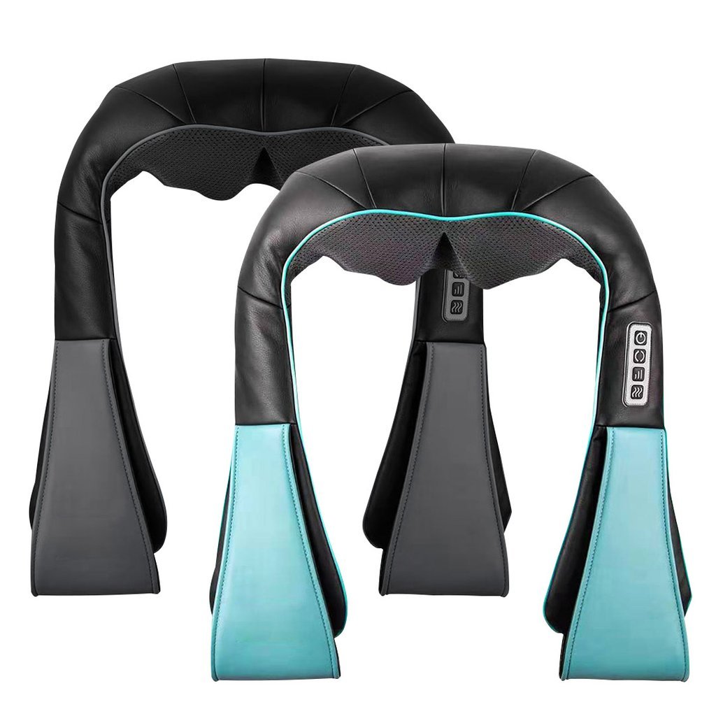 2X Electric Kneading Back Neck Shoulder Arm Body Massager Black/Blue