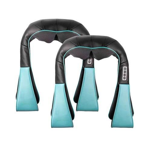 2X Electric Kneading Back Neck Shoulder Massage Arm Body Massager - Blue