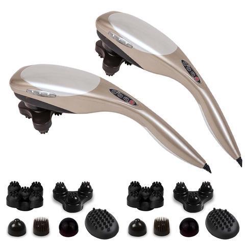 2X Hand Held Full Body Massager with 6 attachments