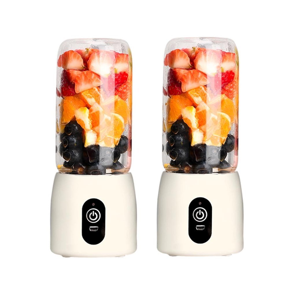 2X Portable Rechargeable Handheld Juicer - White