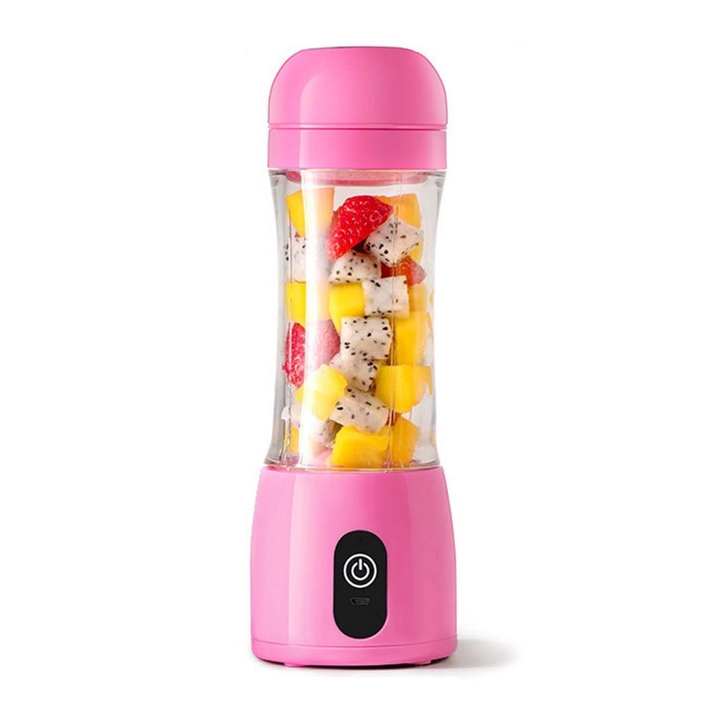 380ml Portable Rechargeable Handheld Juicer - Pink