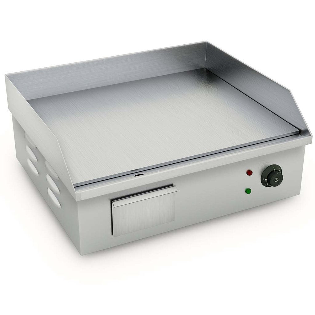 Electric Stainless Steel Flat Griddle Grill/BBQ Hot Plate - 2200W